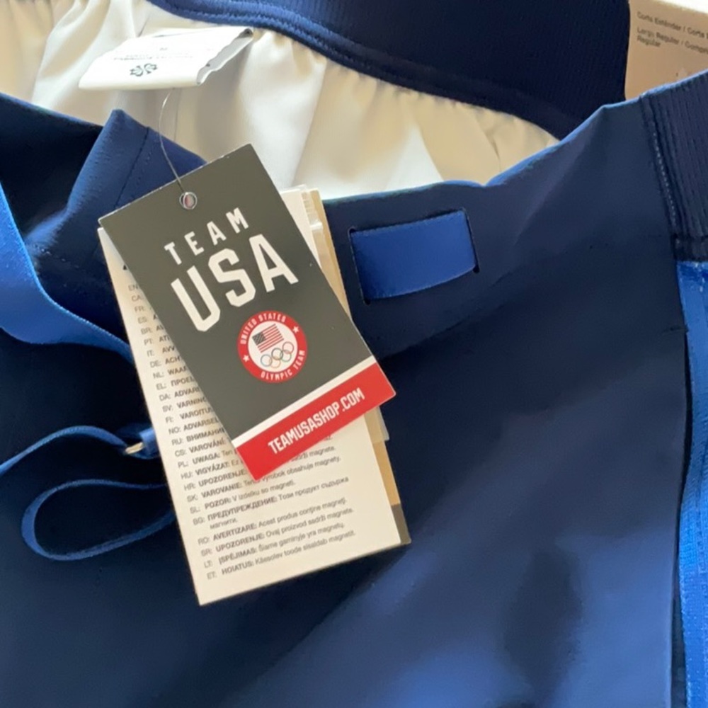 NIKE WOMENS TEAM USA PODIUM PANTS COLOR BLUE VOID MEDIUM AND LARGE - Picture 10 of 16